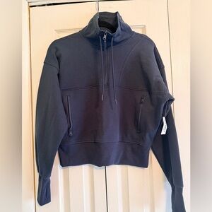 Old Navy Navy Half-Zip Pullover Sweater